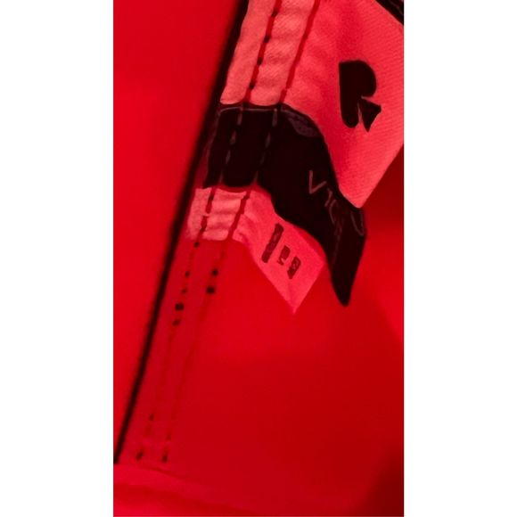 Kate Spade Patrice Bold Roses Black Red Floral Print Satchel Crossbody Handbag - Picture 7 of 13